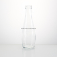 Eau pétillante personnalisée de 11oz claire 330ml 33cl eau minérale en forme de larme pour soda avec bouchon à vis