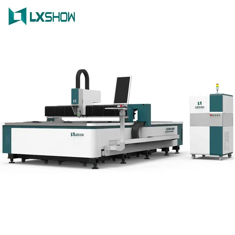 2022 LXSHOW economical 1kw 2kw 3kw 4kw fiber raycus laser cutting machine / 1kw 2kw 3kw 4kw laser cut sheet metal