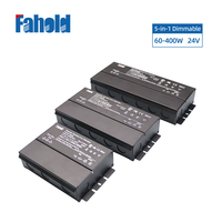Boîtier d'éclairage extérieur étanche IP65 100W/200W/300W avec driver LED à mode de gradation Triac/Phase Cut, transfert d'énergie AC-DC /CE