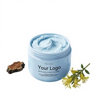 Crème Nettoyante Visage Personnalisée à Base de Plantes Naturelles Camomille Huile de Coco Acide Hyaluronique Contrôle du Sébum Raffermissante Peaux Sèches et Grasses