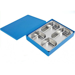 Boîte à bento de style japonais Double Swords, 31x24,8 cm, compartimentée, isotherme, pour étudiants - Product Image 2