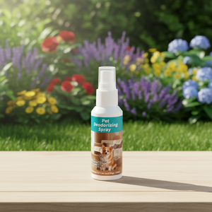 Desodorante en Aerosol para Mascotas con Fragancia Duradera, Eliminador de Olores Natural para Perros y Gatos, Material de Silicona, 300 ml - Product Image 1