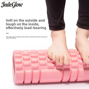 ลูกกลิ้ง<span class=keywords><strong>โฟม</strong></span> EVA คุณภาพพรีเมียม ดีไซน์ใหม่ ยืดหยุ่นสูง สำหรับโยคะ นวด บรรเทาอาการปวดเมื่อย แบบกลวง มีปุ่มนวด เหมาะสำหรับใช้ในยิมและที่บ้าน - Product Image 2