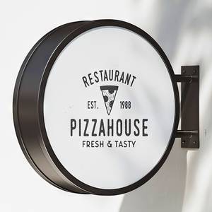 Caja de luz LED cuadrada de pared, con retroiluminación acrílica, para letreros de panadería, pastelería, escaparates, publicidad y exhibición de logotipos. - Product Image 6