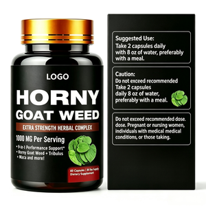 Capsule di miscela di erbe Horny Goat Weed, Tribulus e Radice di Maca per il potenziamento e il supporto contro l'eiaculazione precoce, afrodisiaco maschile - Product Image 5