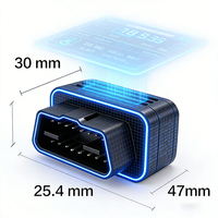 Rastreador GPS para Automóvil, Instalación OBD, Conexión USB de 1 Año, Sistema Operativo Android, Control Remoto, Vehículos Automotores en Todo el Mundo