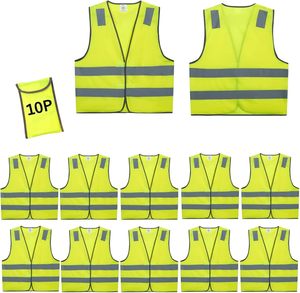 Wholesale Custom Safety <b>Work</b> <b>Clothes</b> Men <b>Construction</b> Safety Vest Reflective Fabric for Clothing Reflective Vest with logo - Product Image 1