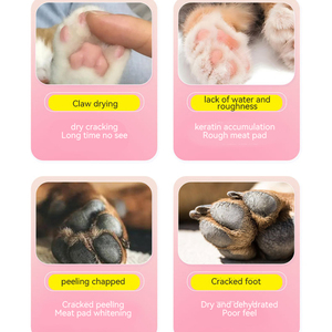 Crema Retrattile per Zampe <span class=keywords><strong>di</strong></span> Cani e Gatti, Idratante per la Cura delle Zampe con Benefici Estetici, Tratta Zampe Secche e Screpolate - Product Image 2
