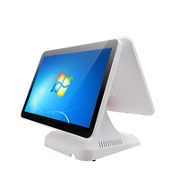 Terminal POS Layar Ganda Printer Thermal 58mm Mesin Kasir Toko Ritel Supermarket Meja Kasir