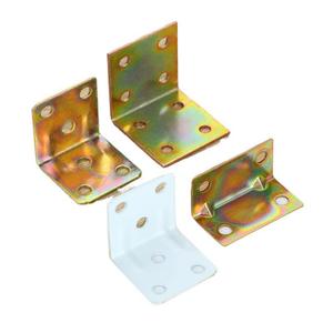 Soporte en forma de L de ángulo recto, de acero laminado en frío, conector de herrajes para soporte de estantes, para fijación de muebles de baño - Product Image 4