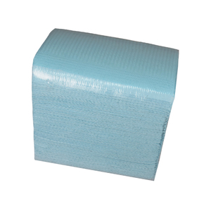 Bavaglini dentali impermeabili monouso 13*18 pollici bavaglini medicali carta e grembiule dentale PE produttore - Product Image 4