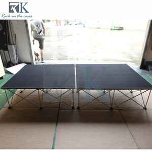 Event Easy Install Durable Outdoor Folding Stage Riser 4x4ft Mobile Concerts Stage Platform - Product Image 6