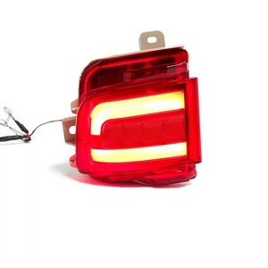 2016-up LED rear Bumper phản xạ ánh sáng đèn sương mù TRIM Phụ Kiện Màu sắc 6000K cho to/Yota Land Cruiser cập nhật thay thế - Product Image 2