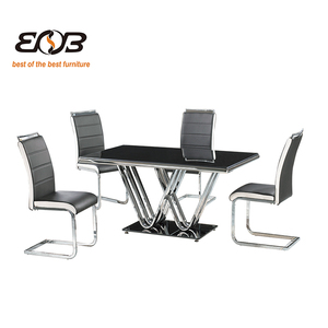 Mesa de Comedor Antigua China de Madera Inteligente con 4 Sillas 8063 - Product Image 4