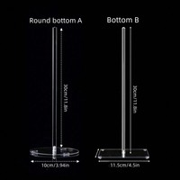 Support de présentation en acrylique pour beignets, fournitures de décoration de gâteaux, présentoir à desserts en acrylique, support de buffet de desserts, vente chaude