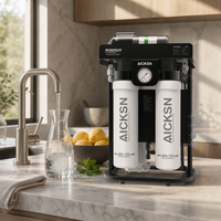Système de filtration d'eau intelligent RO600, purificateur par osmose inverse à flux direct de 600 gallons avec service OEM/ODM, pour installation sous évier ou sur comptoir