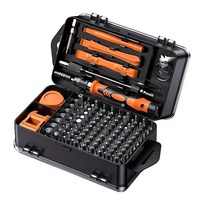 Kit de tournevis 115-en-1 en acier au carbone pour la réparation domestique et informatique, tournevis plats et cruciformes, outil de démontage pour montres
