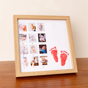 Nouveau bébé garçon fille cadeau sans encre main et empreintes Kit <span class=keywords><strong>Impression</strong></span> imprime <span class=keywords><strong>cadre</strong></span> Photo pour Souvenir - Product Image 1