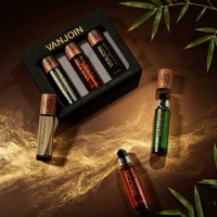 Flacon roll-on en verre personnalisé de 10 ml avec couvercle en bois naturel, flacon roll-on vide pour huile essentielle, parfum, avec boîte cadeau personnalisée disponible