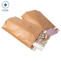 Enveloppe en papier kraft écologique pour l'expédition de colis, bijoux, vêtements, cadeaux de mariage, café, pain, aliments, emballages écologiques
