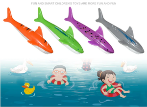 Mainan lempar taman kolam renang musim panas anak-anak mainan permainan lempar Torpedo bawah air mainan pelatihan menyelam ikan - Product Image 2