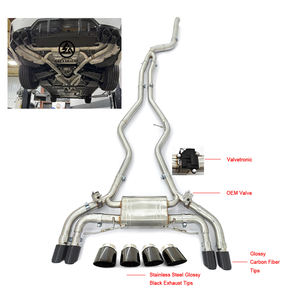 Expédition rapide - Échappement arrière à soupapes CSZ <span class=keywords><strong>M240i</strong></span> pour BMW M240 <span class=keywords><strong>M240i</strong></span> G42 B58 3.0T - Acier inoxydable - Échappement Valvetronic - Silencieux - Product Image 5