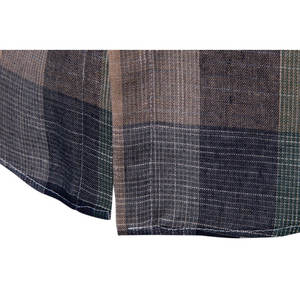 Camisa de Hombre a Rayas, de Algodón, Corte Entallado, Casual, con Cuello Camisero, Cierre de Botones, Talla Grande, Formal, Veraniega, Ecológica y Transpirable - Product Image 5