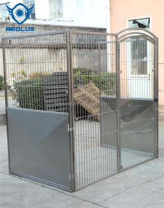 คอกสุนัขกันน้ำสำหรับสุนัขวิ่งพร้อมตัวแบ่งป้องกันการต่อสู้ prefab - Product Image 4