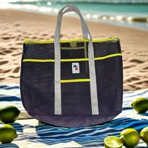 Extra <b>Large</b> Capacity Tote <b>Beach</b> <b>Bags</b> Reusable Mesh <b>Beach</b> <b>Bag</b> for Outdoor Travel Daily Storage - Product Image 4