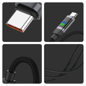 9 bước nhanh chóng sạc màu thay đổi chỉ số 66W USB-C sạc cáp cho Samsung Xiaomi Oppo Vivo - Product Image 6