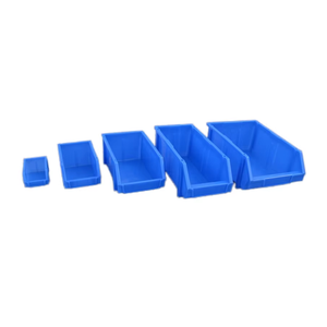 New Size Industrial Warehouse Stackable Eco-Friendly Plastic <strong>Crate</strong> <strong>Storage</strong> Bins for Tools Nuts Bolts - Product Image 1