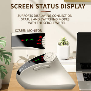 Souris verticale ergonomique sans fil JOMAA avec réglage du DPI et bouton de réglage des fonctions pour PC portable Windows - Product Image 3