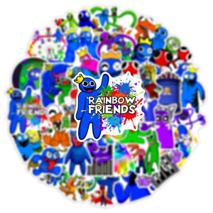 Pegatinas Decorativas <span class=keywords><strong>Roblo</strong></span> - 50 Etiquetas Impermeables para Maletas, Portátiles, Bicicletas, Guitarras, Álbumes de Recortes, Patinetas - Colección Friends - Product Image 5