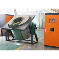 Four industriel pour la fabrication de lingots d'aluminium A7 99,7, ligne de production de lingots d'aluminium