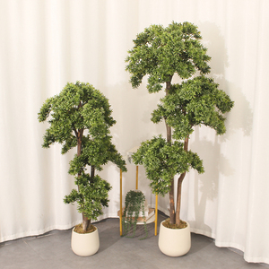 Pino Artificial en Maceta, Planta Verde Artificial, Bonsái <span class=keywords><strong>de</strong></span> <span class=keywords><strong>Cedro</strong></span> Artificial para Decoración Interior del Hogar - Product Image 1
