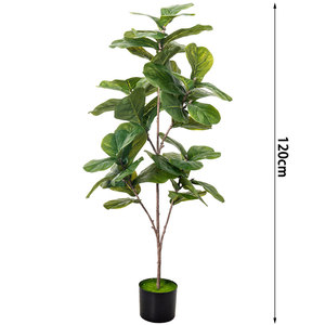 Ficus lyrata nhà máy sang trọng bên ngoài công viên trang trí cây cảnh quan cây nhân tạo chất lượng cao - Product Image 6