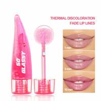 Gloss repulpant pour les lèvres personnalisé avec logo, huile repulpante à l'acide hyaluronique, gloss à lèvres OEM