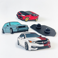 Épinglette personnalisée en métal en forme de voiture, épinglette en émail doux pour chapeau, épinglettes personnalisées avec votre logo de voiture