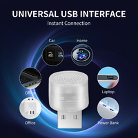 Großhandel 2026 Neue Mini Plug-and-Play Mehrfarbige RGB LED Auto-Innenraumbeleuchtung Dekorative Ambiente-Lampe