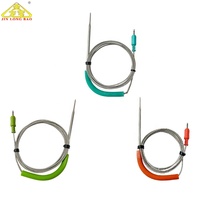 Sensor suhu NTC 316 wadah, ujung tajam kualitas makanan 100k Sensor suhu daging untuk panggangan Barbeque grosir