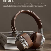 Nouveau Casque Sans Fil Rétro Américain de Haute Qualité 2026, Style Ins, Bluetooth 5.3, Écouteurs à Basses Puissantes, Réduction de Bruit ANC, Aide Auditive Aviation