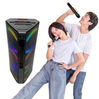 Altavoz Portátil de 70W de Alta Potencia con Batería Integrada, Iluminación LED RGB, Carga Inalámbrica, para Exteriores, Hogar y Fiestas