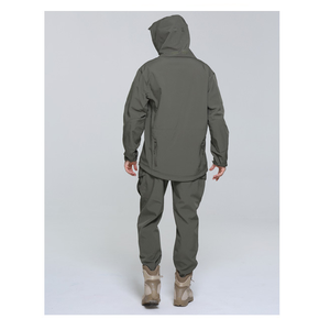 HBSP09 Ropa de Camuflaje para Caza, Chaqueta Táctica de Forro Polar con Diseño de Piel de Tiburón, Traje de Chaqueta y Pantalones - Product Image 4