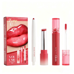 Lápiz Labial Líquido Vegano Brillante, Esmalte Labial Mate Aterciopelado, Set de Regalo Cosmético de Lujo para Maquillaje Diario - Product Image 5