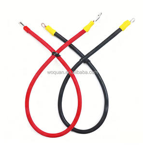 工場価格 ソーラーカスタムカー マリンフレキシブル純銅シリコンバッテリーワイヤーケーブル 25mm2 35mm2 4AWG 6AWG 端子組立セット - Product Image 3