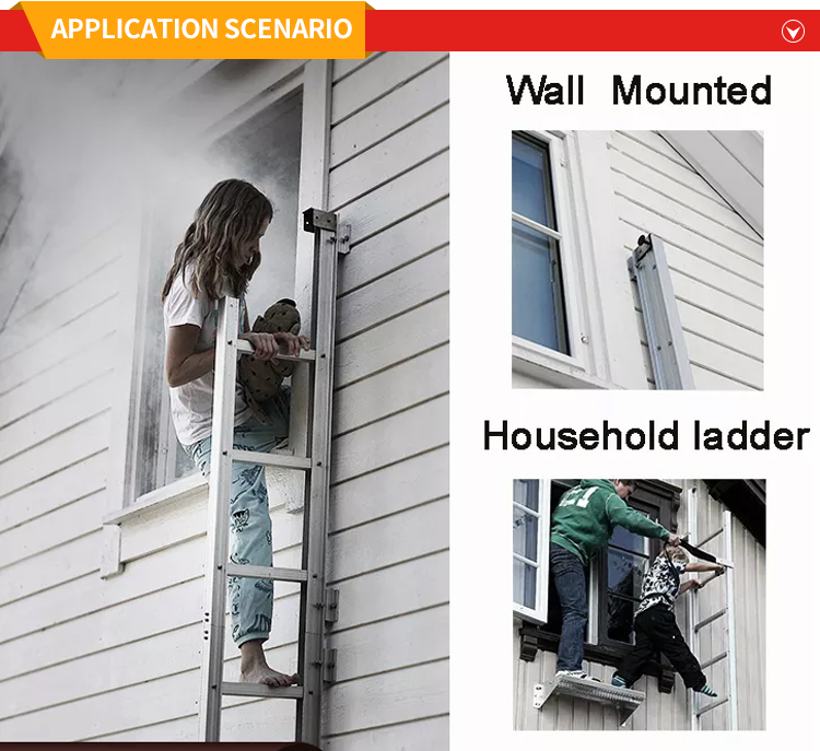 Fire Fighting Escape Ladder/fire Escape Frp Ladder/insulated Telescopic