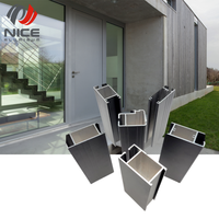 Vente directe du fabricant Série 6000 Aluminium Alliage 6063 Meubles décoratifs Profil métallique Utilisation extérieure et intérieure Coupe