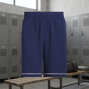 Pantalones Cortos de Baloncesto para Hombre, Tejidos a Medida, Sólidos, Casuales, de Cintura Media, Transpirables, de Alta Calidad, con Cordón Ajustable, 100% Poliéster, Elásticos en 4 Direcciones - Product Image 1