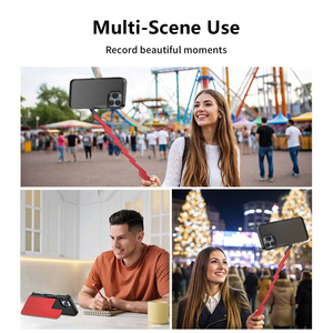 Étui pour perche à <span class=keywords><strong>selfie</strong></span> rétractable pour iPhone, avec monopode intégré extensible et télécommande <span class=keywords><strong>Bluetooth</strong></span> pour le vlogging - Product Image 6