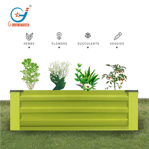 Jardinière surélevée en métal personnalisée avec revêtement en poudre pour la culture d'herbes, de fleurs et de légumes - Product Image 4